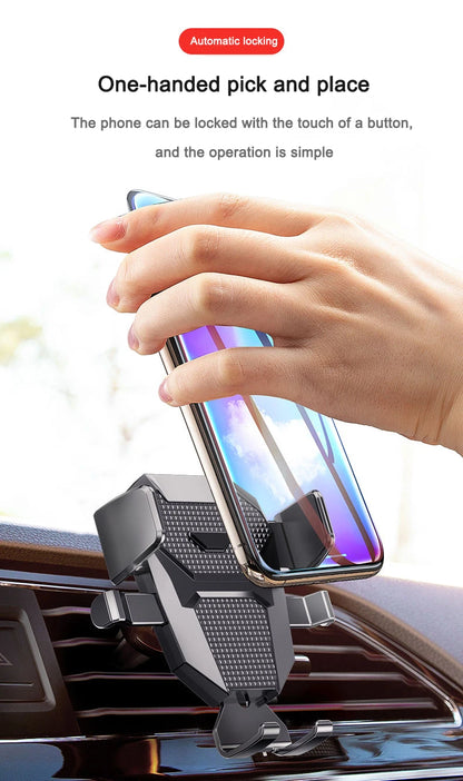 2025 Universal 360° Car Phone Holder for 4–7" Phones