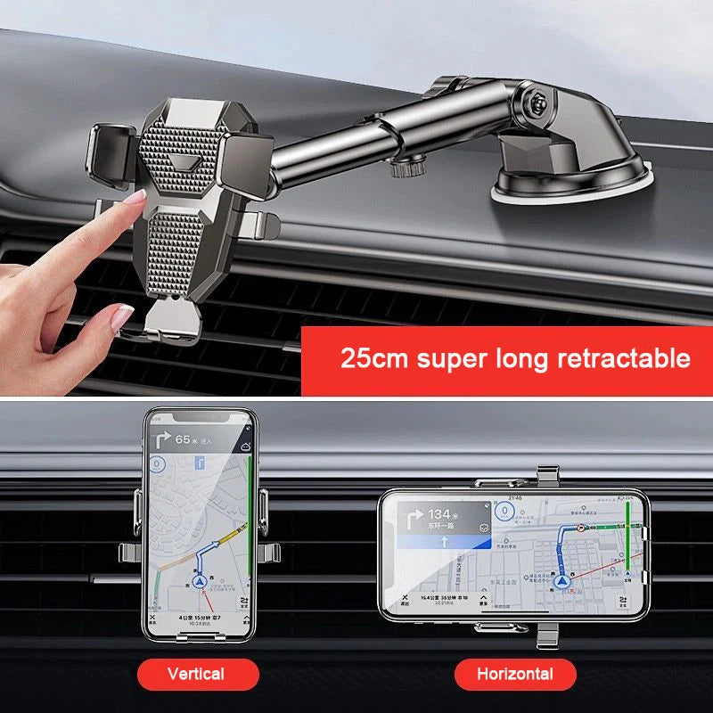2025 Universal 360° Car Phone Holder for 4–7" Phones