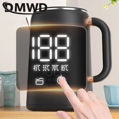 1.7L Smart Electric Kettle – Adjustable Temperature & 16H Keep Warm