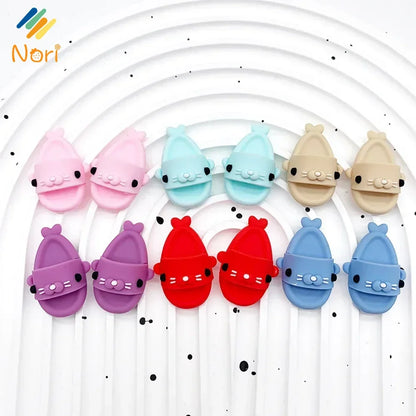 Nori Cartoon Shark Slippers for 17cm Labubu Dolls