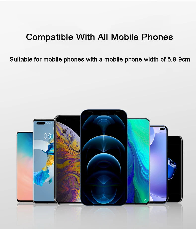 2025 Universal 360° Car Phone Holder for 4–7" Phones