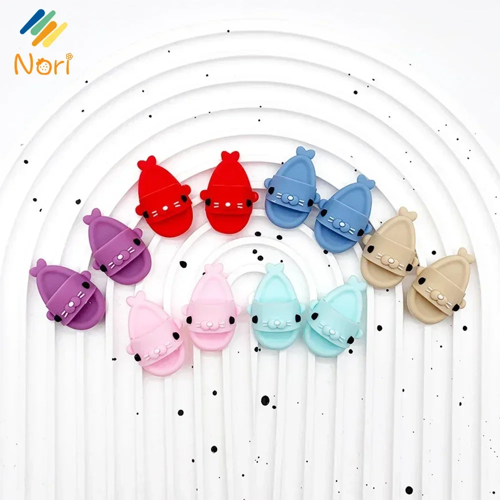 Nori Cartoon Shark Slippers for 17cm Labubu Dolls