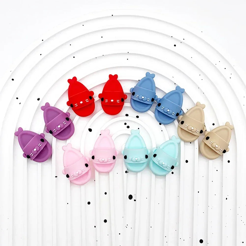 Nori Cartoon Shark Slippers for 17cm Labubu Dolls