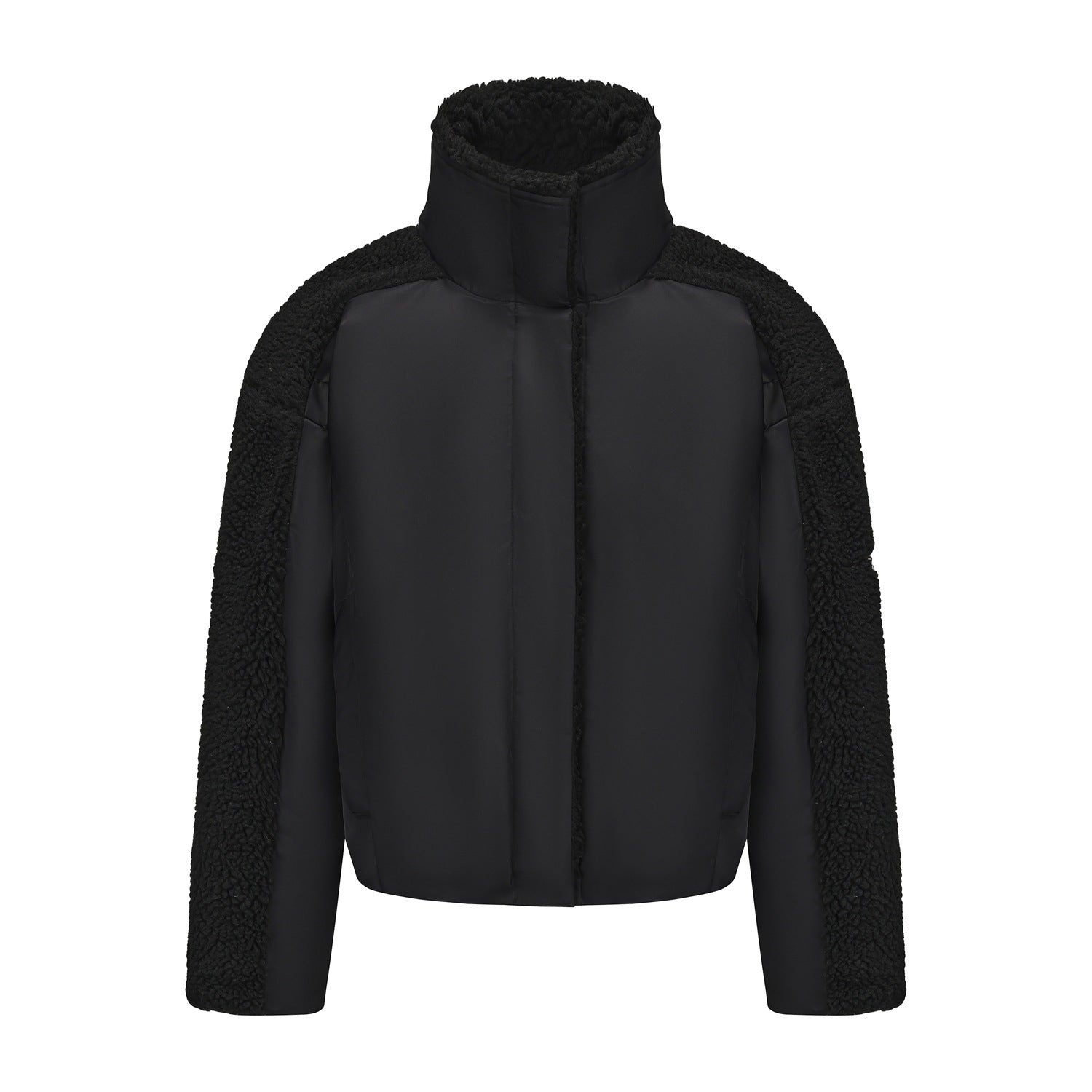 Women's Retro Loose Long-sleeved Lamb Wool Coat